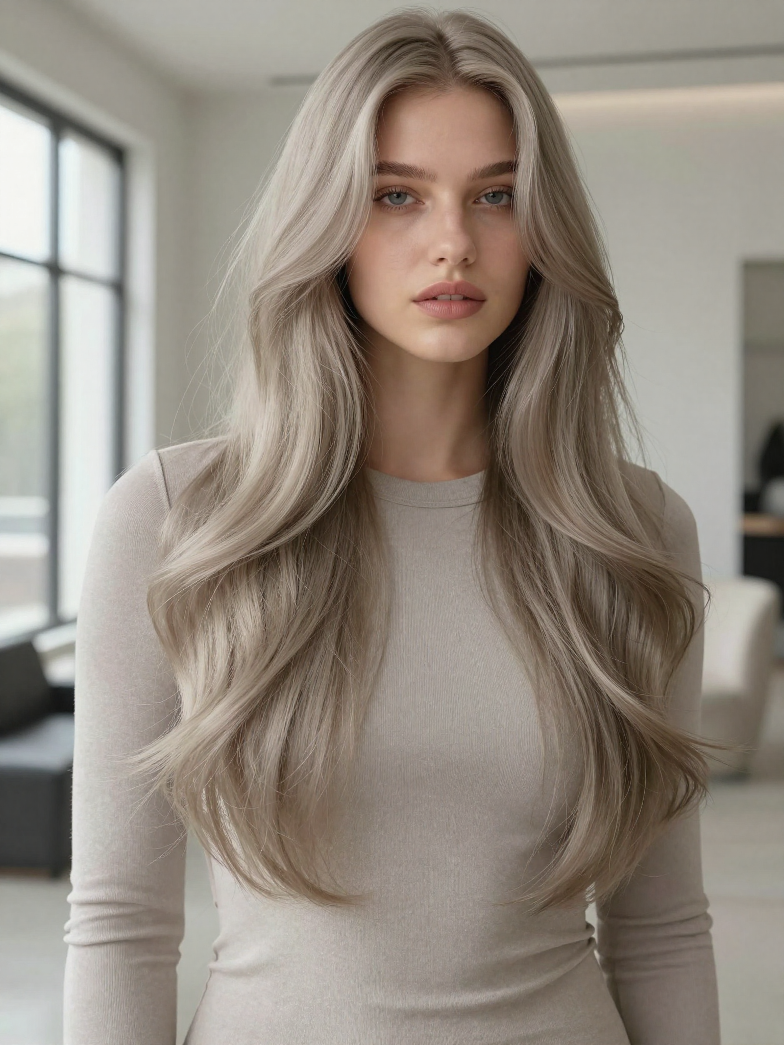 Smoky Silver Blonde #ash silver